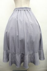 画像2: axes femme POETIQUE / ラッフルフリルラップ風スカート  ブルーグレー S-26-04-01-1019-AX-SK-SZ-ZS (2)