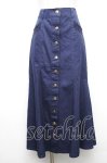 画像1: axes femme / センターボタンマーメイドスカート  紺 S-26-04-01-1022-AX-PA-HR-ZS (1)