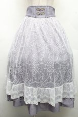 画像1: axes femme POETIQUE / ダークロマンスロングスカート M グレー S-26-04-01-1025-AX-SK-SZ-ZS (1)