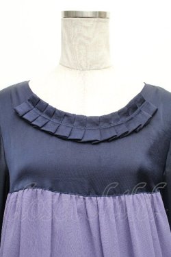 画像3: Emily Temple cute / フォレストフロッキーワンピース  ラベンダーｘ紺 S-26-04-01-009-ET-OP-HR-ZS