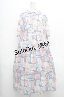 画像1: Jane Marple / Holy Airストラップドレス  サックス S-26-04-01-013-JM-OP-AS-ZS