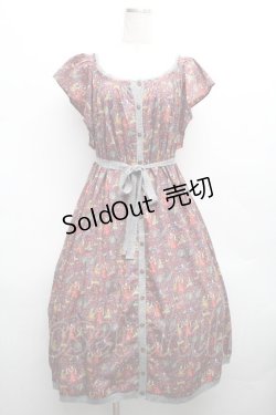 画像1: Jane Marple Dans Le Salon / Dancing Lady's ワンピース  赤 S-26-04-01-014-JM-OP-HR-ZS