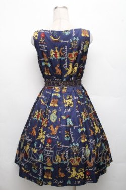 画像2: Jane Marple /Joyful crestのスクエアドレス  紺 S-26-04-01-015-JM-OP-AS-ZS