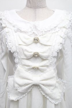 画像3: LIZ LISA / トリプルリボンフリルセットアップ 0 白 S-26-04-01-002-LO-OP-SZ-ZS