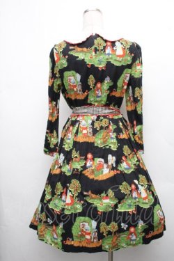 画像2: Jane Marple / シャペロンルージュラウンドカラーワンピース  黒 S-26-04-01-020-JM-OP-HR-ZS