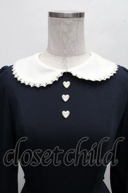 画像3: Innocent World / アリスのミニバラワンピース M 紺 S-26-04-01-023-IW-OP-HR-ZS