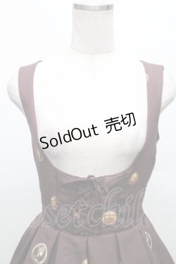 画像3: Innocent World / クラシカルコインコルセットジャンパースカート  ブラウン S-26-04-01-024-IW-OP-HR-ZS