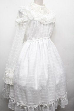 画像3: ALICE and the PIRATES / マリーのおリボンいっぱいワンピース  白 S-26-04-02-032-PA-OP-HR-ZS