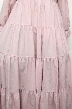 画像5: Maria pipi / リボン&ティアードドレス  ピンク S-26-04-02-036-EL-OP-HR-ZS