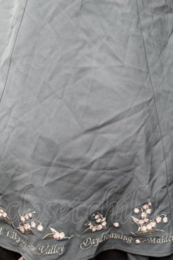 画像5: Amavel / ネモフィラとスズランのケープワンピース  グリーン S-26-04-02-040-CA-OP-AS-ZS