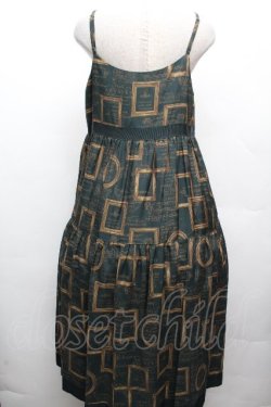 画像2: Jane Marple / Eternal Framesストラップドレス  グリーン S-26-04-02-042-JM-OP-AS-ZS