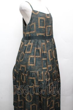 画像3: Jane Marple / Eternal Framesストラップドレス  グリーン S-26-04-02-042-JM-OP-AS-ZS