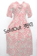 PINK HOUSE / いちご柄半袖ワンピース  赤 S-26-04-02-045-LO-OP-HR-ZS