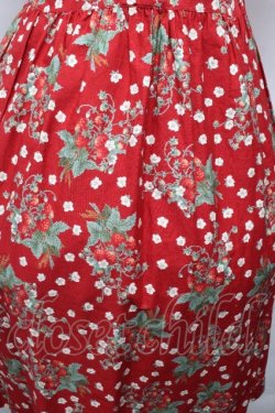 画像5: PINK HOUSE / いちご柄半袖ワンピース  赤 S-26-04-02-045-LO-OP-HR-ZS