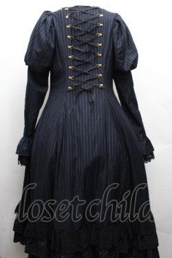 画像2: Hoshibako Works / リリィ・リドル ワンピース(スクエアカラー)  ネイビー S-26-04-02-046-LO-OP-HR-ZS