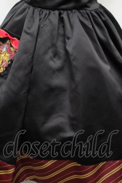 画像5: ATELIER PIERROT / ハリー・ポッター グリフィンドール　ベストワンピース  黒ｘ赤 S-26-04-02-047-EL-ZA-HR-ZS