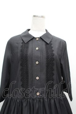 画像4: Jane Marple Dans Le Salon / ピンタックワンピース  黒 S-26-04-02-048-JM-OP-AS-ZS