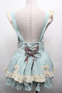 画像2: Hoshibako Works / シャンティクリーム・パティスリー サスペンダー付きスカート  ミント S-26-04-02-055-LO-SK-HR-ZS