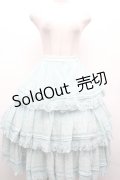 Hoshibako Works / 七色ワルツ2.0 チュールフリルアンダースカート  ミント S-26-04-02-057-LO-SK-HR-ZS