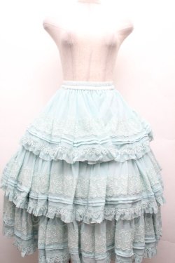画像1: Hoshibako Works / 七色ワルツ2.0 チュールフリルアンダースカート  ミント S-26-04-02-057-LO-SK-HR-ZS