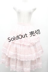 Hoshibako Works / 七色ワルツ2.0 チュールフリルアンダースカート  ピンク S-26-04-02-059-LO-SK-HR-ZS
