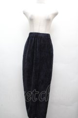 Jane Marple Dans Le Salon / ストレッチベロアパンツ  紺 S-26-04-02-065-JM-PA-AS-ZS