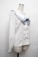 画像3: Amavel / Dreaming セーラーブラウス  白ｘブルー S-26-04-02-010-CA-TO-HR-ZS (3)