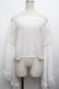 画像1: LOLITA / シフォンカットソー  白 S-26-04-02-011-LO-TO-HR-ZS (1)