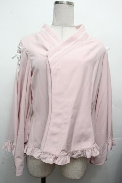 画像1: metamorphose / いろどり花てまり着物合わせ風ブラウス 1 さくら S-26-04-02-014-ME-AC-HR-ZS