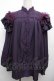 画像1: Hoshibako Works / 七色ワルツ セットアップ フリルブラウス  紫 S-26-04-02-016-LO-BL-HR-ZS (1)