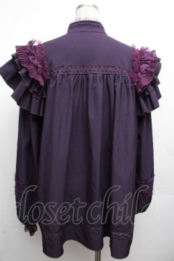 画像2: Hoshibako Works / 七色ワルツ セットアップ フリルブラウス  紫 S-26-04-02-016-LO-BL-HR-ZS