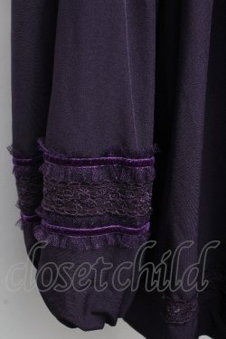 画像4: Hoshibako Works / 七色ワルツ セットアップ フリルブラウス  紫 S-26-04-02-016-LO-BL-HR-ZS