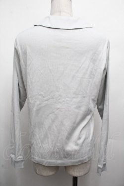 画像2: Jane Marple Dans Le Salon / 刺繍ポロシャツ  グレー S-26-04-02-020-JM-TO-AS-ZS