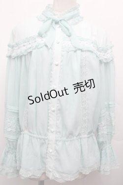 画像1: Hoshibako Works / 七色ワルツ2.0　セットアップ フリルブラウス  ミント S-26-04-02-022-LO-BL-HR-ZS