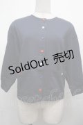 Jane Marple / カットソーカーディガン  紺 S-26-04-02-024-JM-TO-AS-ZS