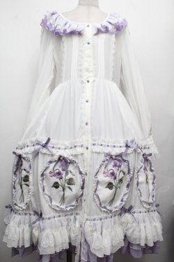 画像1: Hoshibako Works / 城咲ロンドン x HoshibakoWorksコラボレーションワンピース  白 S-26-04-02-029-LO-OP-HR-ZS