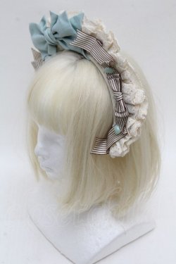 画像2: Hoshibako Works / シャンティクリーム・パティスリー クリーミーカチューシャ  ミント S-26-04-04-041-LO-AC-HR-ZS