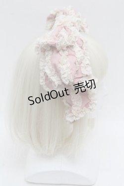 画像2: Hoshibako Works / お人形風ラッピングリボンカチューシャ  ピンク S-26-04-04-043-LO-AC-AS-ZS