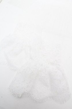 画像1: LOLITA / レースお袖留め  白 S-26-04-04-005-LO-ZA-HR-ZS