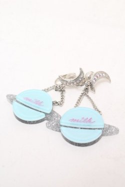 画像1: MILK / モチーフイヤリング  サックス S-26-04-04-006-ML-AC-AS-ZS