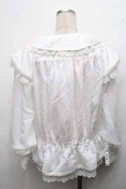 画像2: Hoshibako Works / フェリ・ドウ・ロンド タッセルリボンブラウス  白 S-26-04-04-051-LO-BL-HR-ZS