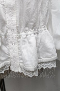 画像4: Hoshibako Works / フェリ・ドウ・ロンド タッセルリボンブラウス  白 S-26-04-04-051-LO-BL-HR-ZS