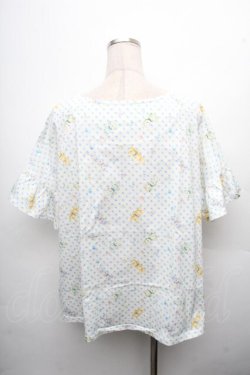 画像2: yukiemon / 総柄Tシャツ 3L オフ S-26-04-04-053-0-TO-AS-ZS