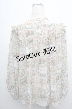 画像2: yukiemon / スーちゃんグラムブラウス  ピンク S-26-04-04-055-0-TO-AS-ZS