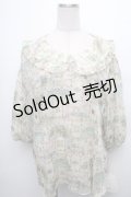 yukiemon / テキスタイルブラウス 3L オフ S-26-04-04-056-0-TO-AS-ZS