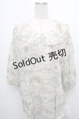 yukiemon / テキスタイルブラウス 3L オフ S-26-04-04-056-0-TO-AS-ZS