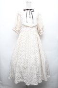m petit by misako / 梨地水玉切り替えワンピース 3L アイボリー S-26-04-04-060-LO-OP-HR-ZS