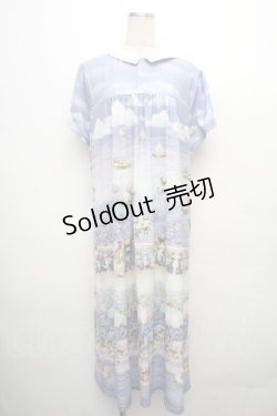 画像1: yukiemon / 襟付きワンピース  ラベンダー S-26-04-04-061-0-OP-AS-ZS