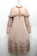 FLC / MINA*ケープワンピース 3L ベージュ S-26-04-04-062-LO-OP-HR-ZS