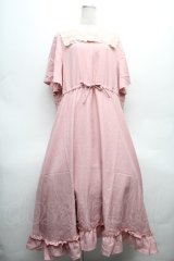 m petit by misako / AOKレースセーラーワンピース 3L ピンク S-26-04-04-063-LO-OP-HR-ZS